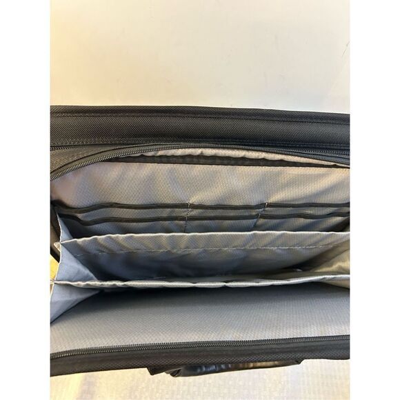 Samsonite laptop computer bag padded black 17x14x5.5" multi compartments - Picture 7 of 12